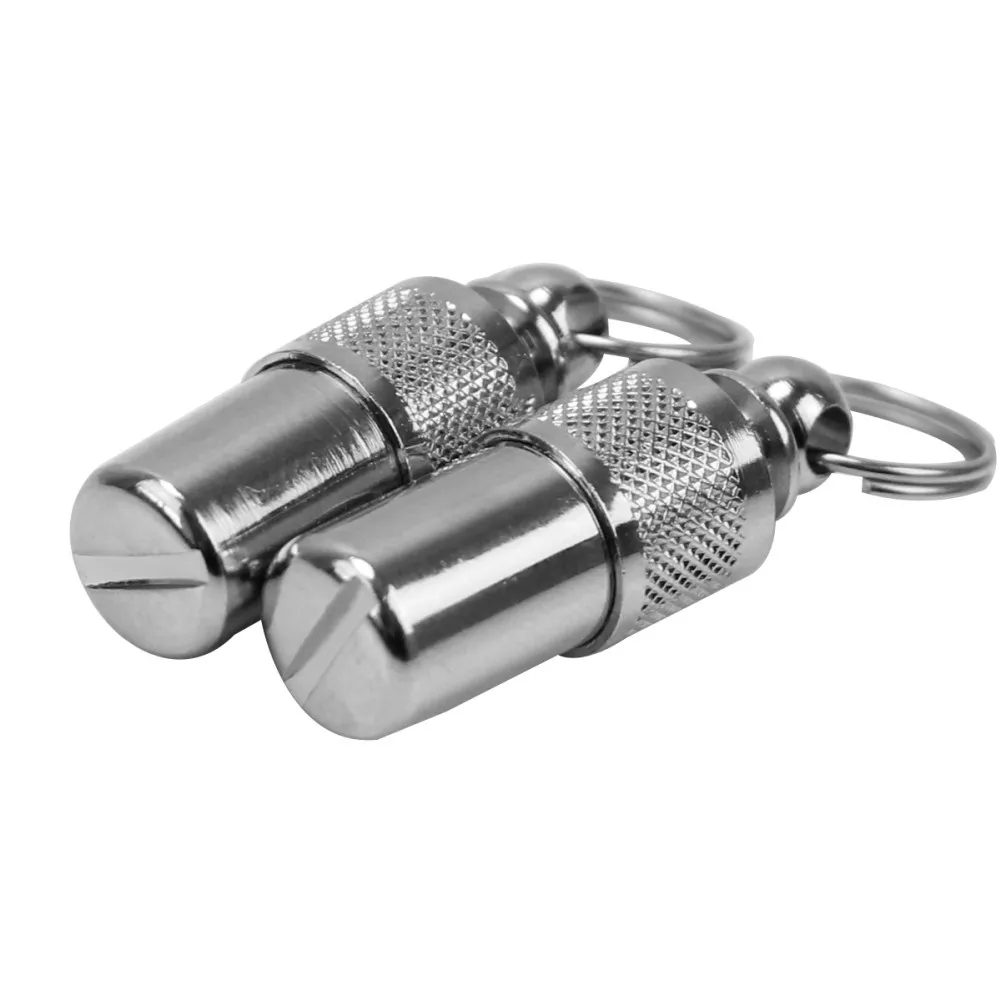 2pcs Metal Stainless Steel Pet Dog Cat Puppy ID Tube Mini Anti-Lost Identity Name Address Label Tag Barrel Tubes Collar Pendant | Дом и сад