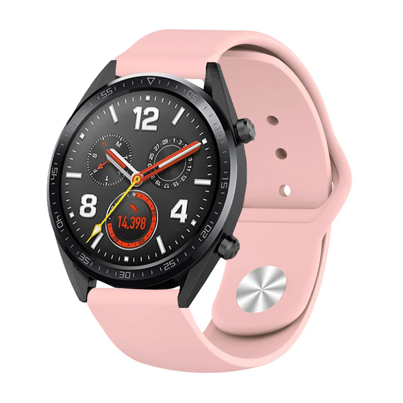 Силиконовый ремешок 22 мм для huawei Watch GT 2 Pro ремешки для samsung Galaxy Watch 46 мм Шестерня S3 сменные браслеты аксессуары# b