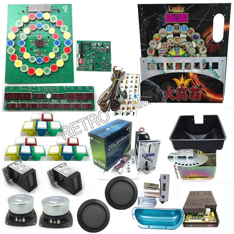 Новый DIY Марио игра PCB/казино слот игровая доска с проводами кабель и акриловая