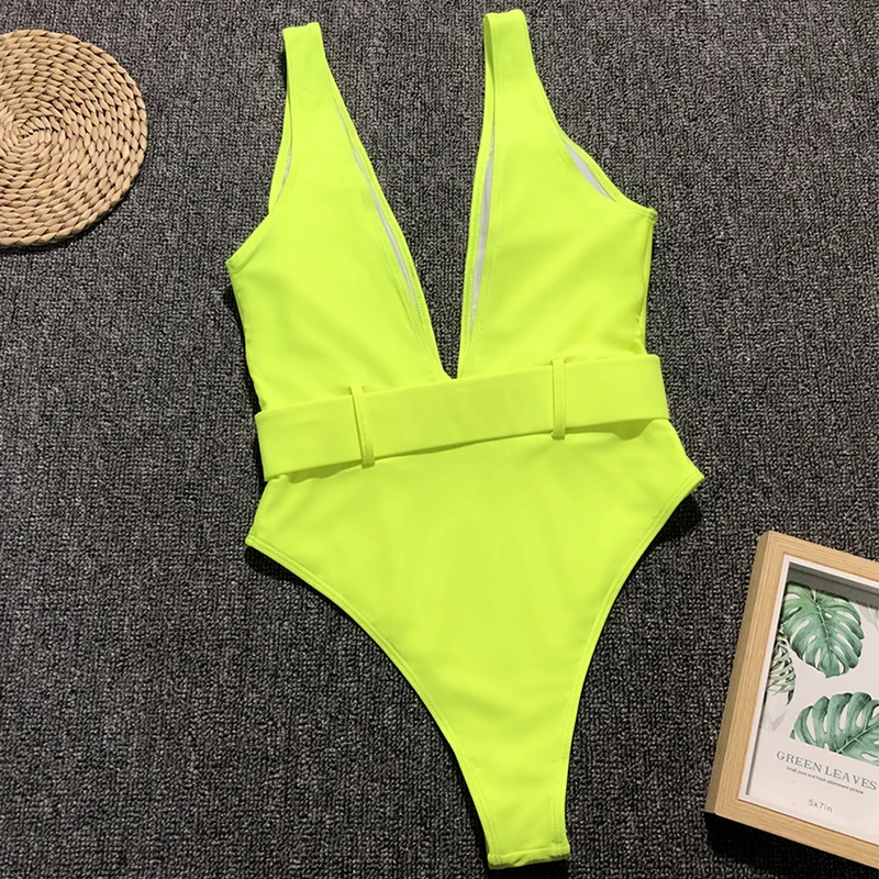Peachtan Maillot de bain femme купальники женские боди Цельный купальник монокини с глубоким v-образным вырезом бикини пуш-ап