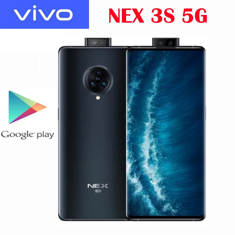 Новый Официальный Оригинал Vivo Nex 3s 5G Смартфон Snapdragon 865 8G 256G 6 89 дюймов 4500 мА/ч 44W