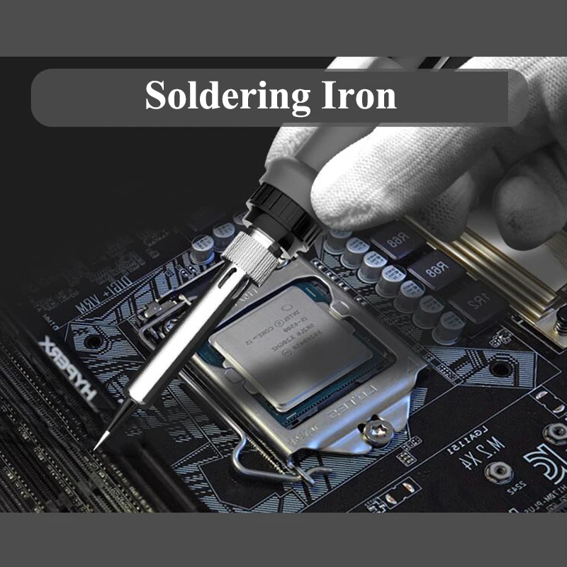 

Electric Soldering Iron 35W 220V Temperature Solder Iron Station with Solder Wire Rosin Welding Repair Tools