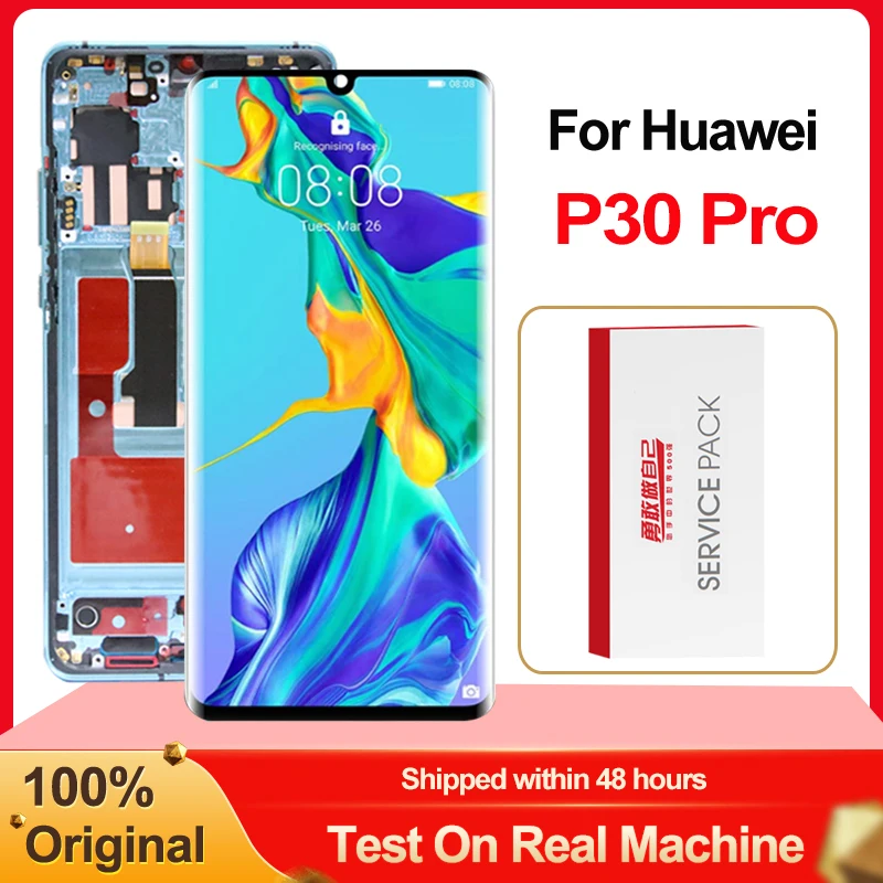 100% Оригинальный 6 47 &quotOLED-дисплей для замены Huawei P30 Pro ЖК-дисплей с сенсорным