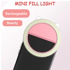 Светодиодное кольцо для селфи, портативная лампа для селфи мобильный телефон 36 светодиодный S, 3 уровня освещения, светящееся кольцо с зажимом для всех мобильных телефонов