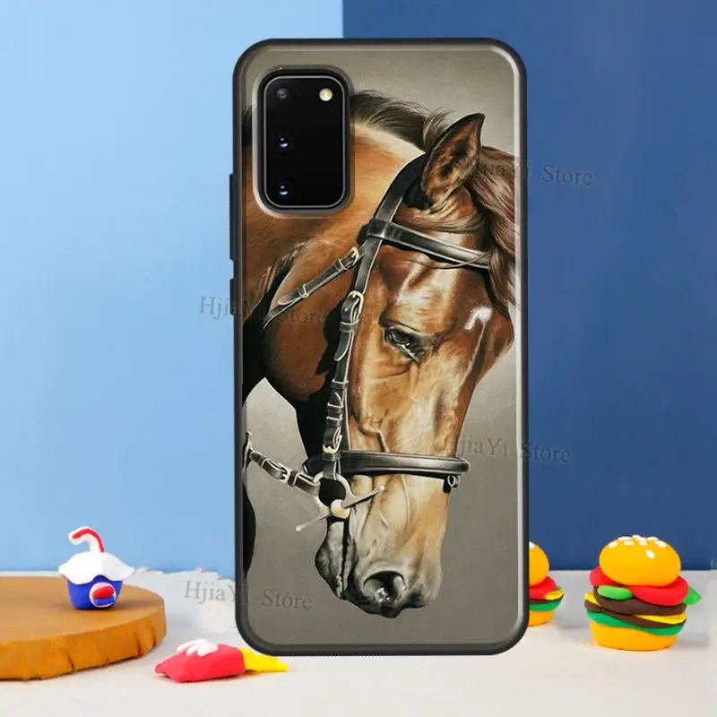 Horse Pony Painted For Samsung Galaxy S21 S22 Ultra S20 FE Note 20 Ultra S8 S9 S10 Note 10 Plus Phone Case images - 6