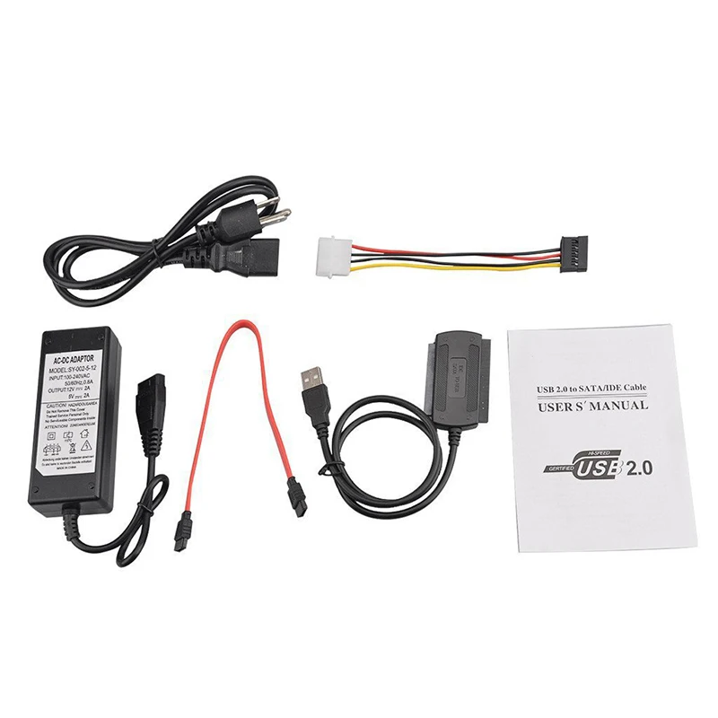 Кабель-переходник USB2.0 на SATA/PATA/IDE Drive USB 2 0 для жестких дисков 5/3 5 FE | Компьютеры и