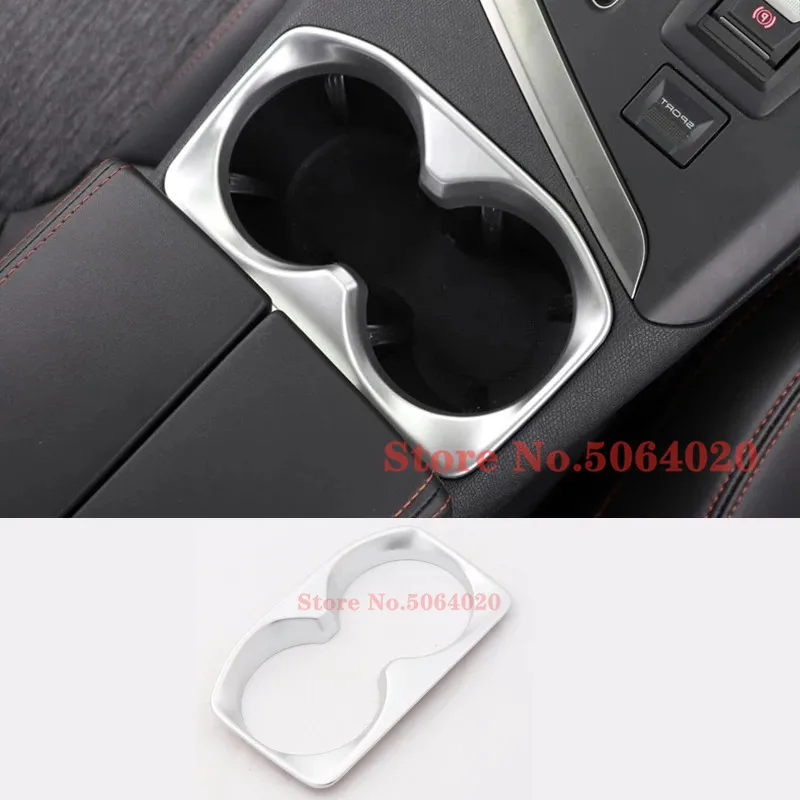 

ABS Matte Car Front Water Cup Holder Gear Box Case Cup Cover Trim LHD For Peugeot 3008 GT 5008 2 2nd 2017 2018 Accessories