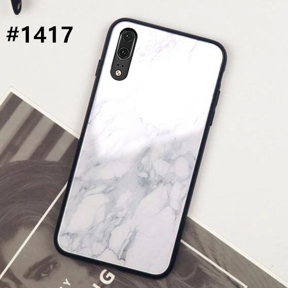 Для samsung Galaxy A10 A20 A30 A50 A60 A70 A80 A90 чехол Мрамор Стекло жесткая накладка на заднюю панель для samsung A50 A70 A30 цветной чехол для телефона