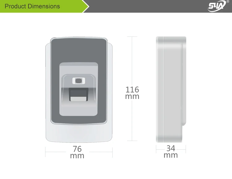 IP68 водонепроницаемая система контроля доступа по отпечаткам пальцев Rfid Контроль доступа Лер Wiegand 26 считыватель отпечатков пальцев антивандальный Открыватель двери