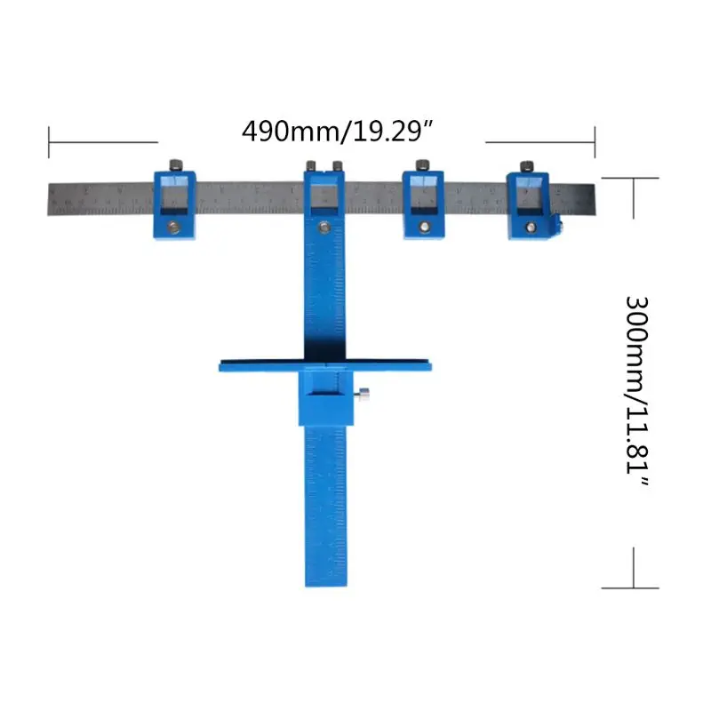 

New Drill Punch Locator Adjustable Drilling Dowelling Hole Saw Locator Hand Tool