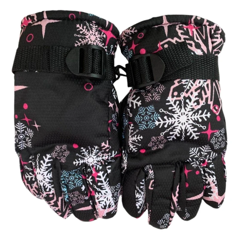 Kids Fashion Print Ski Gloves Winter Snow Snowboard Windproof Waterproof Mitten New Dropship | Детская одежда и обувь