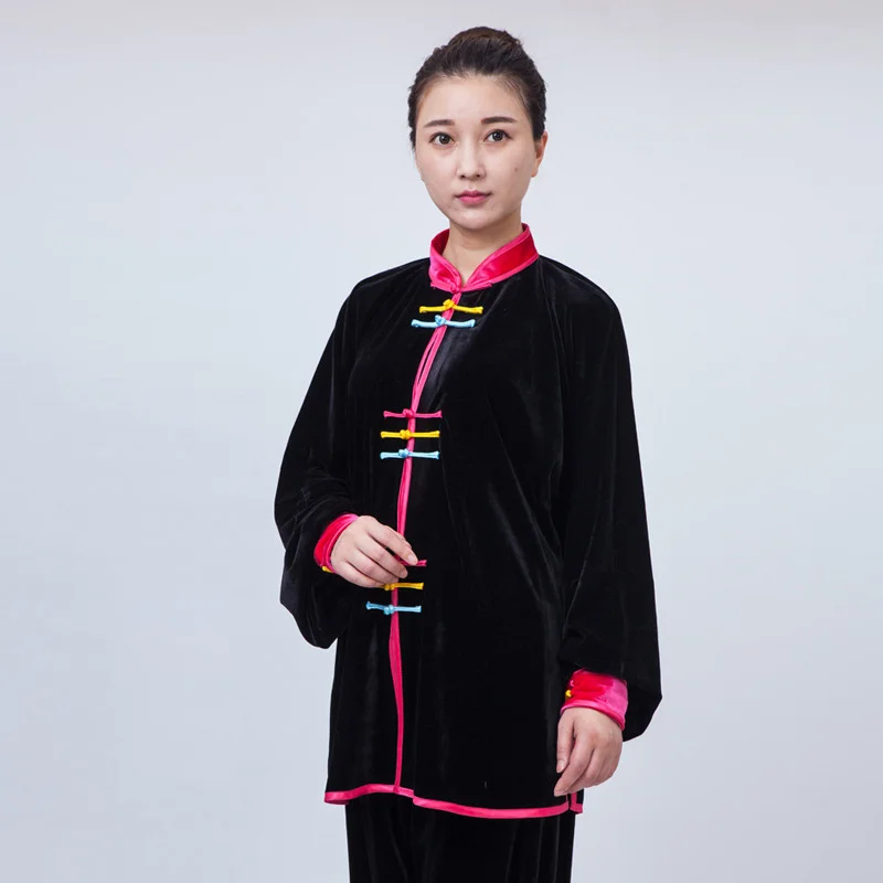 

2021 chinese traditional kung fu suit jiu jitsu wushu uniform shirt+pants set tai chi suit women men martial arts taiji clothes