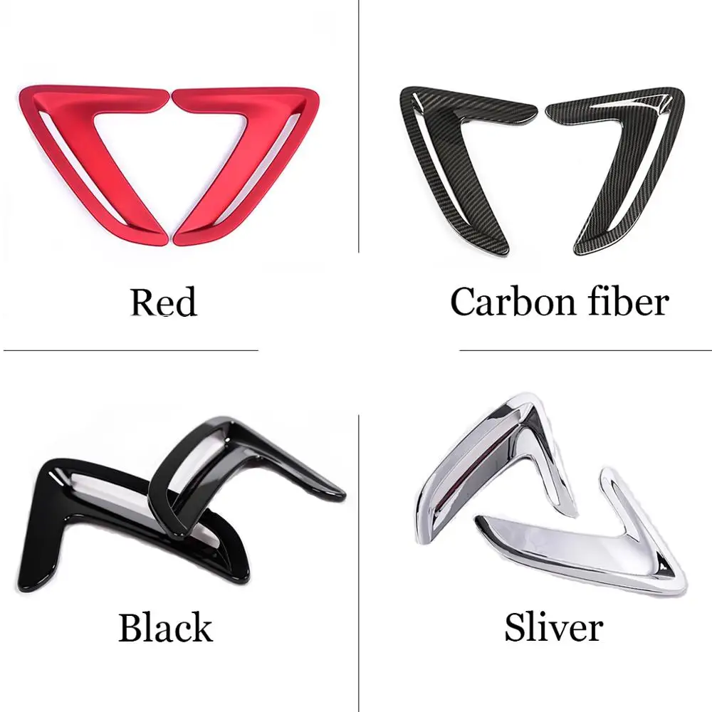 АБС-пластик хромированные 3D наклейки Боковая Крышка вентиляционного отверстия