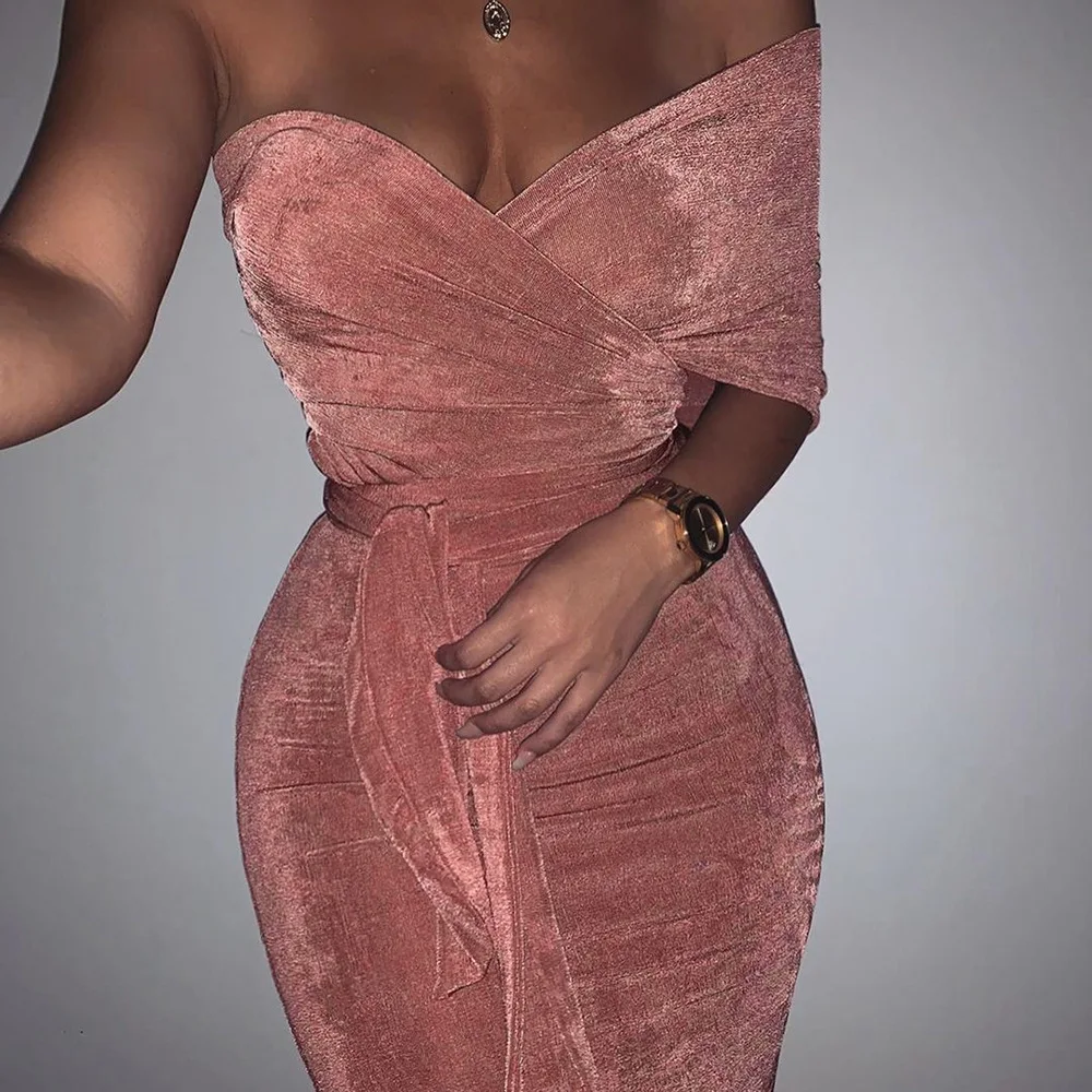 Летнее сексуальное облегающее платье с золотой проволокой мини-платья высокой