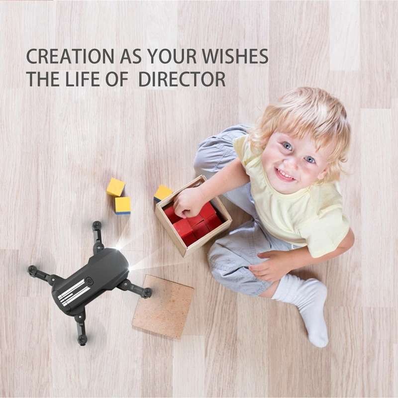 Новинка складной Квадрокоптер LS-MIN 2 4G FPV для детей с камерой 0 3/МП/4K HD Wi-Fi мини-Дрон