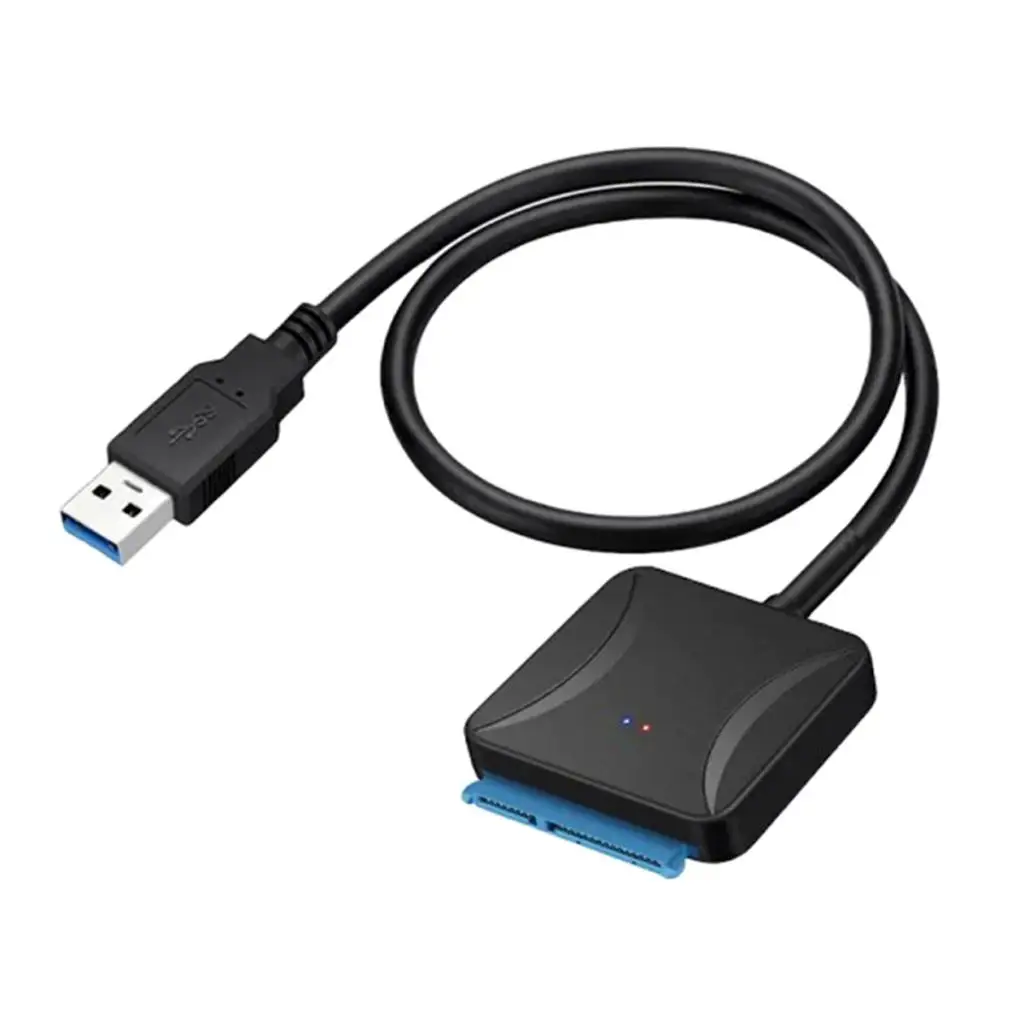 

USB Hard Drive Adapter USB 3.0 To SATA Cable 40 * 5 * 1cm For 2.5 3.5 Inches Compatible With USB 2.0 / 1.1