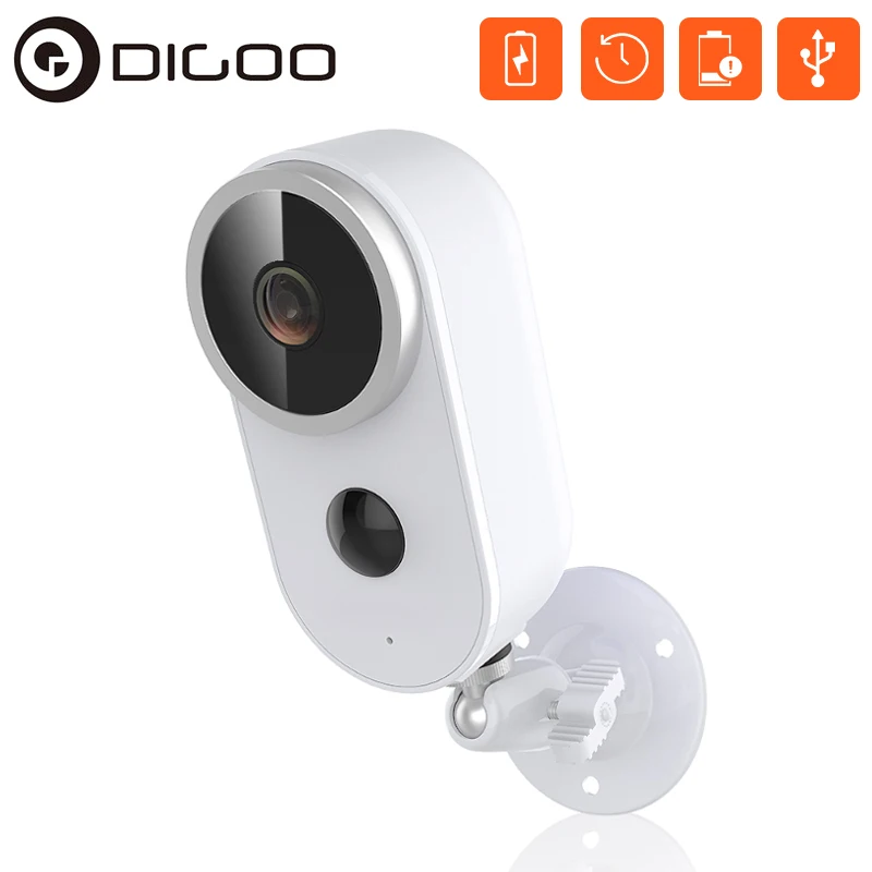 DIGOO DG-A4 1080P Беспроводная умная система видеонаблюдения WiFi Security Camera с ночным видением для дома/офиса/монитора для малышей/домашних животных.
