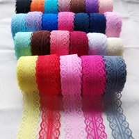 20 yards 28mm lace hollow embroidery ribbon non elastic diy underwear clothing trim accessories toy doll skirt material