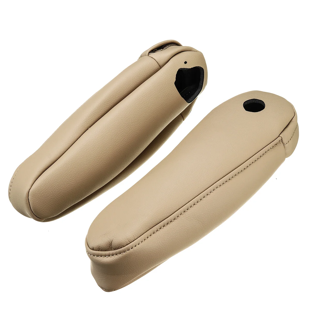 Beige Комплект из 2 предметов из искусственной кожи подлокотник сиденья кожного покрова для Lexus RX 300 330 350 2003 2004 2005 2006 2007 2008 2009 бежевый/черный-B/черный-R - Название цвета: Beige