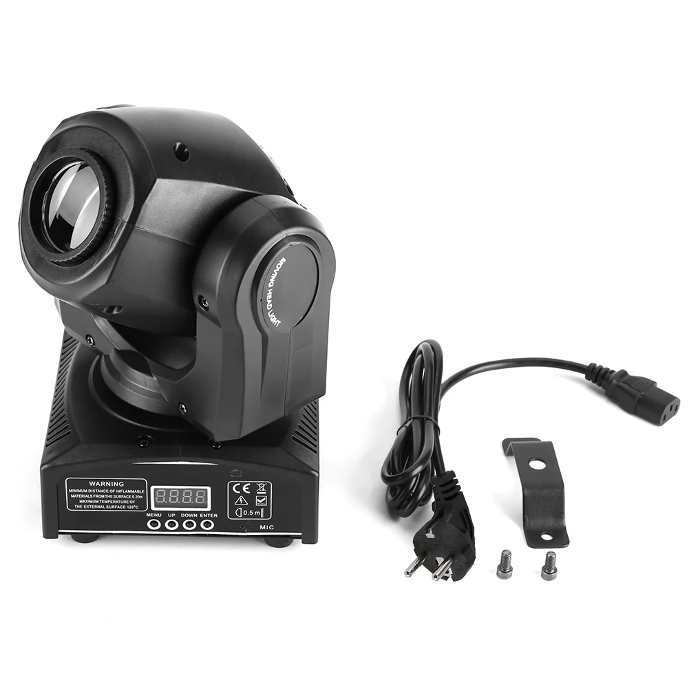 2 шт./компл. сценический светильник 20 Вт светодиодный с подвижной головкой DMX512