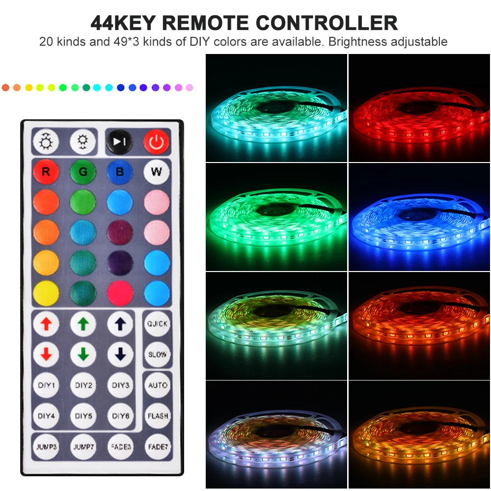Горячая Распродажа Bluetooth Светодиодные ленты светильник RGB 5050 2835 гибкий ленточный