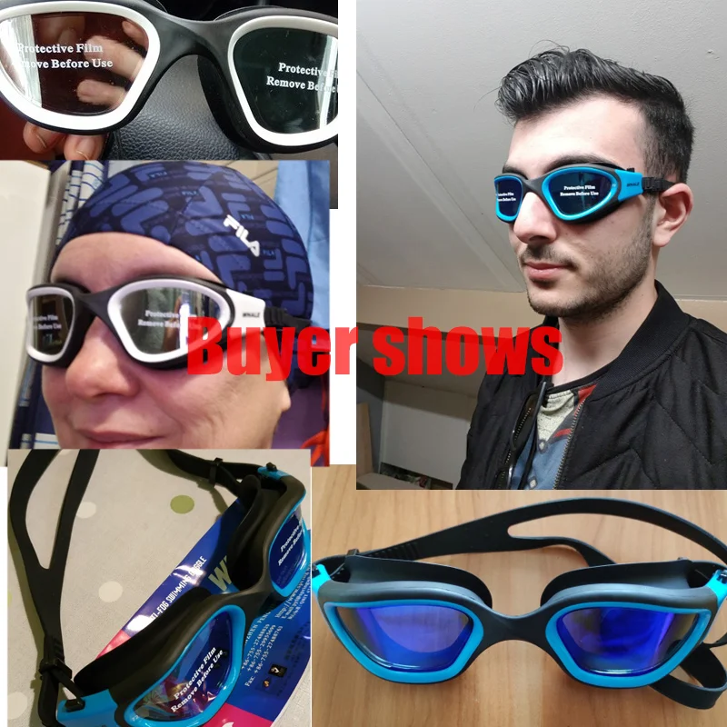 

Professional Adult Anti-fog UV protection Lens Men Women Swimming Goggles Waterproof Adjustable Silicone swim Glasses in pool