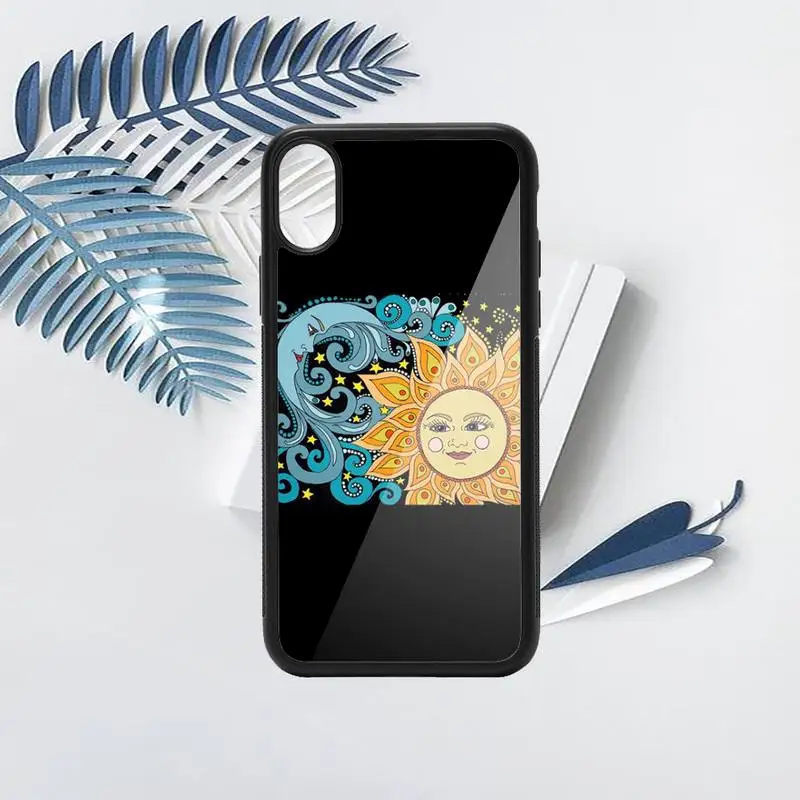 

Funny Sun Moon Face Phone Case TPU For iPhone X XR XS 11 12 mini Pro MAX 6 6S 7 8 Plus SE 2020