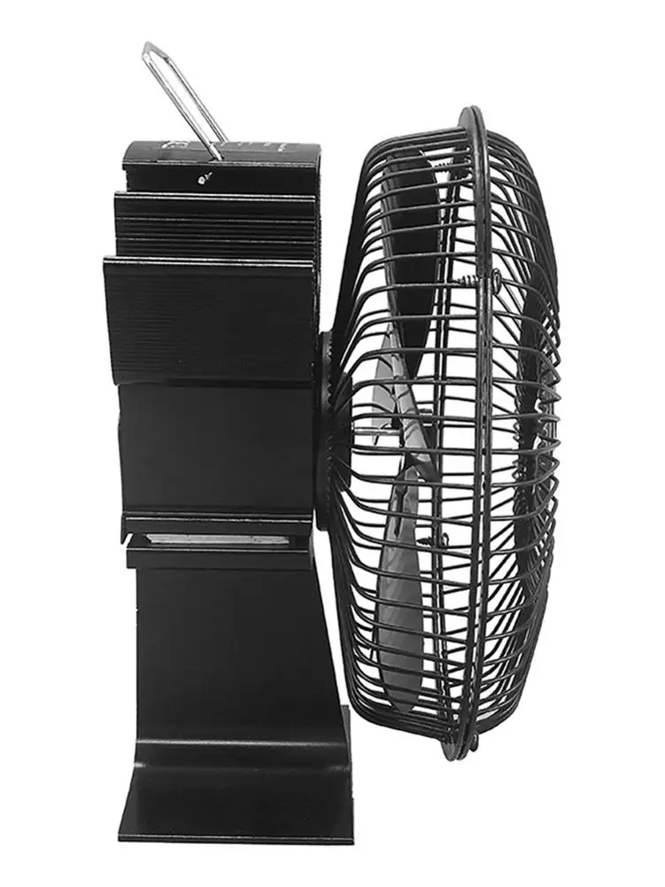 Вентилятор для камина нагревательный вентилятор с защитной крышкой 5 лезвий