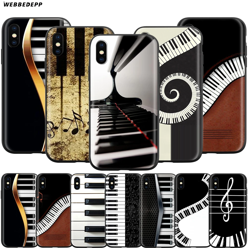 Чехол с музыкальной клавиатурой Webbedepp для Apple iPhone 12 Mini 11 Pro XS Max XR X 8 7 6 6S Plus 5 5S SE |