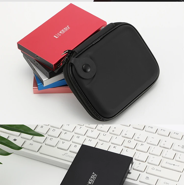 Кесу 2,5 дюймов внешний жесткий диск для хранения 320 г 500 USB3.0 1 ТБ 2 ТБ 750G HDD Портативный внешний жесткий диск HD изготовленным на заказ логосом