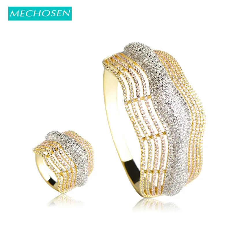 Женский ювелирный комплект из колье и серёг с фианитом | Украшения аксессуары