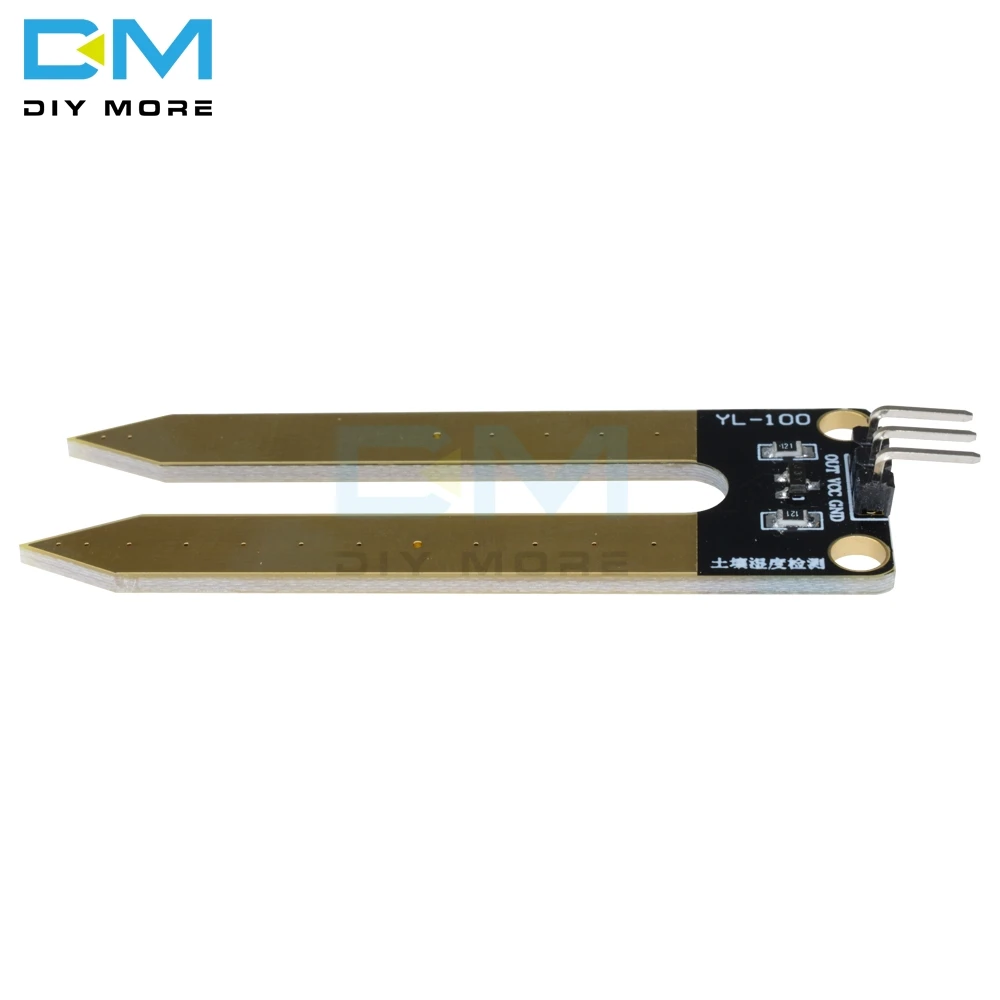 YL-100 3Pin модуль обнаружения почвы гигрометр датчик влажности тестовая плата для