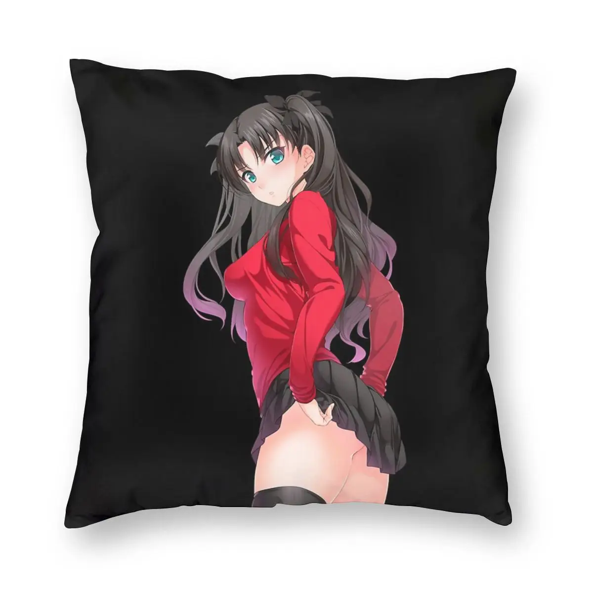 

Rin Tohsaka Lewd Fate Series Dakimakura Pillow Case Pillow Cover Cushion Cover Dakimakura Anime Pillow Case Satin