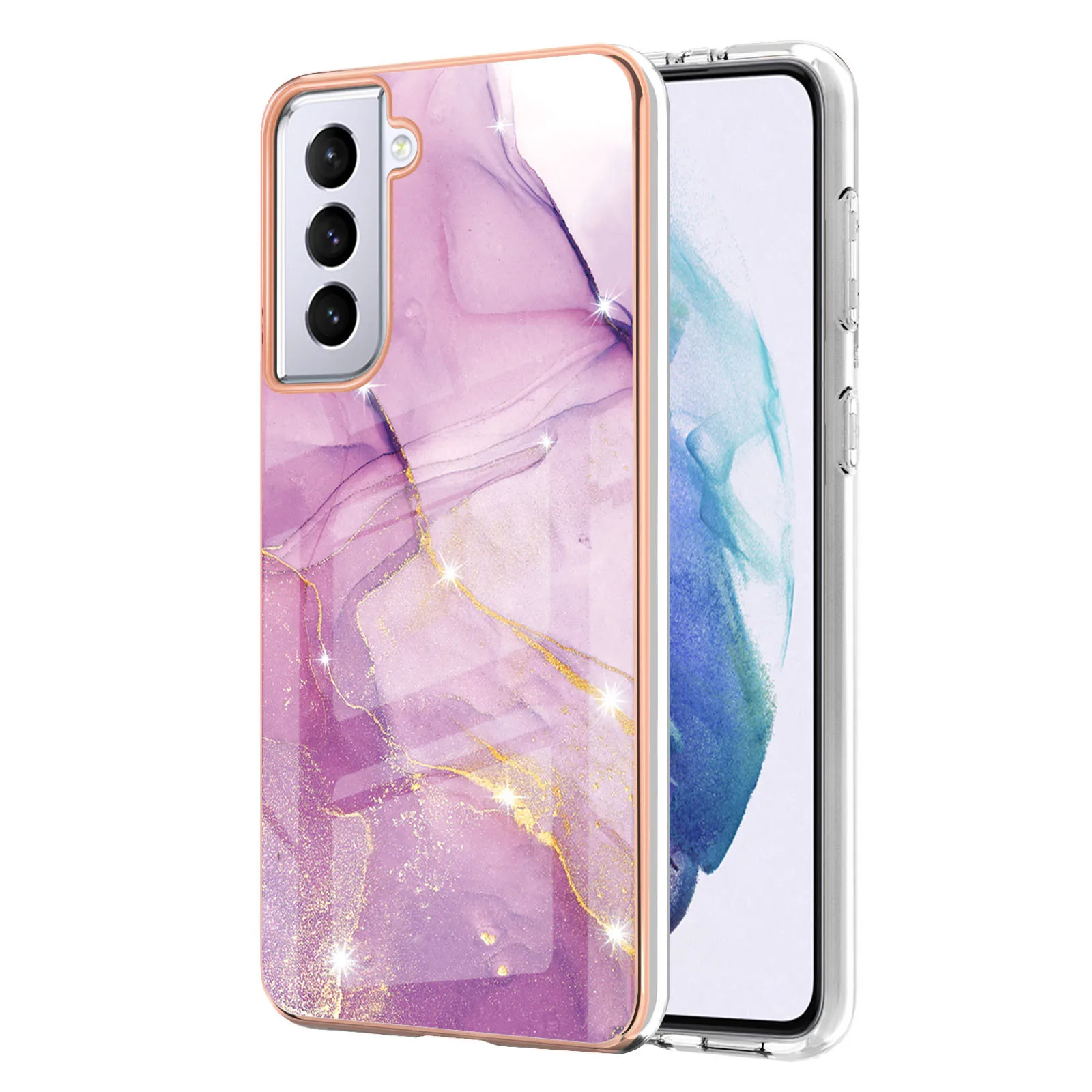 

2022NewYear for Glossy Marble Soft Case for Samsung Galaxy A72 A52 A32 Plus Ultra S22 S21 S20 Plus Ultra Note20 Plus Ultra