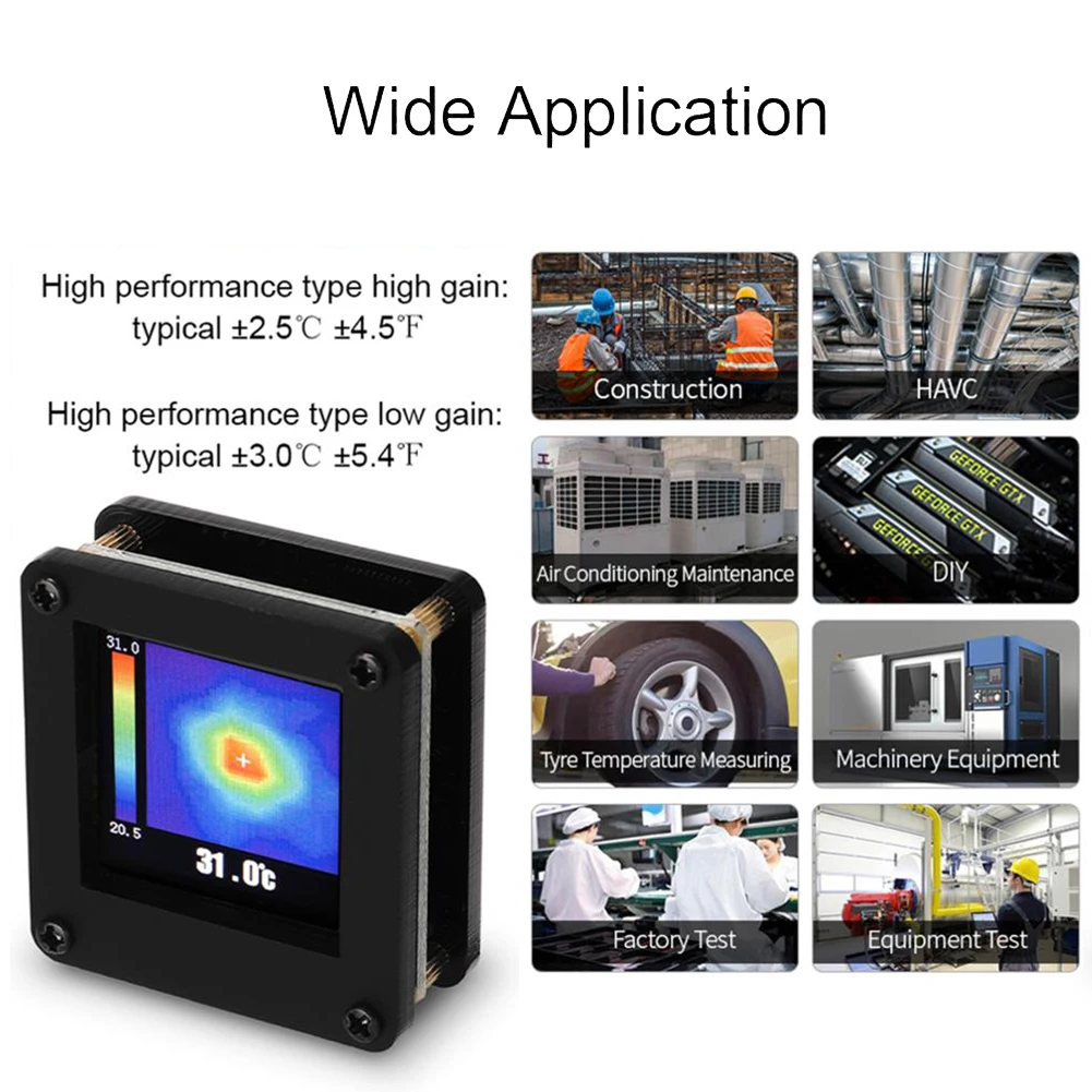 

Thermal Imager Thermograph Camera Temperature IR Infrared Thermal Imaging Camera Temperature Sensors 10Hz Data Refresh Rate