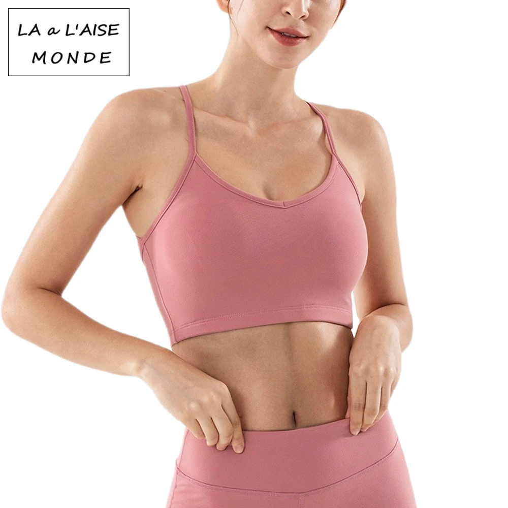 Новое Спортивное нижнее белье для отдыха и йоги с нагрудной накладкой спортивный