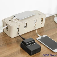cable organizer cable storage box power strip wire management case anti dust charger socket organizer network line storage case