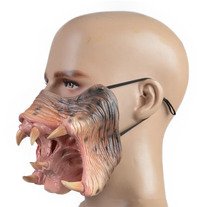 Фильма Хищник латексная маска для косплея Шлем Хэллоуин Карнавальный костюм