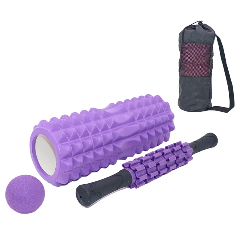 

4 set Yoga column foam Yoga Pilates Fitness Foam Roller sports Train Gym Massage Exercise relax foam rolls Massage Ball Spiky