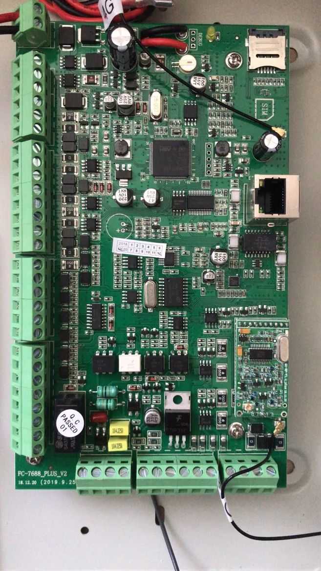 Проводная промышленная сигнализация Focus FC-7688 Plus Rj45 TCP IP GSM домашняя с 8 проводными