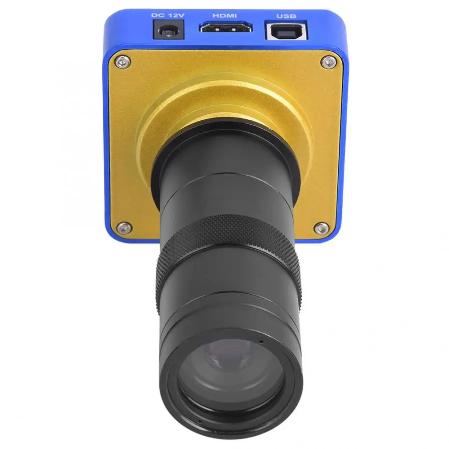 ЕС Plug 110 240V 38MP микроскоп USB промышленный видео камера с 100X объективом