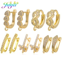juya diy ear wire accessories supplies goldsilver color creative fastener basic earring hooks for fashion dangle earring making