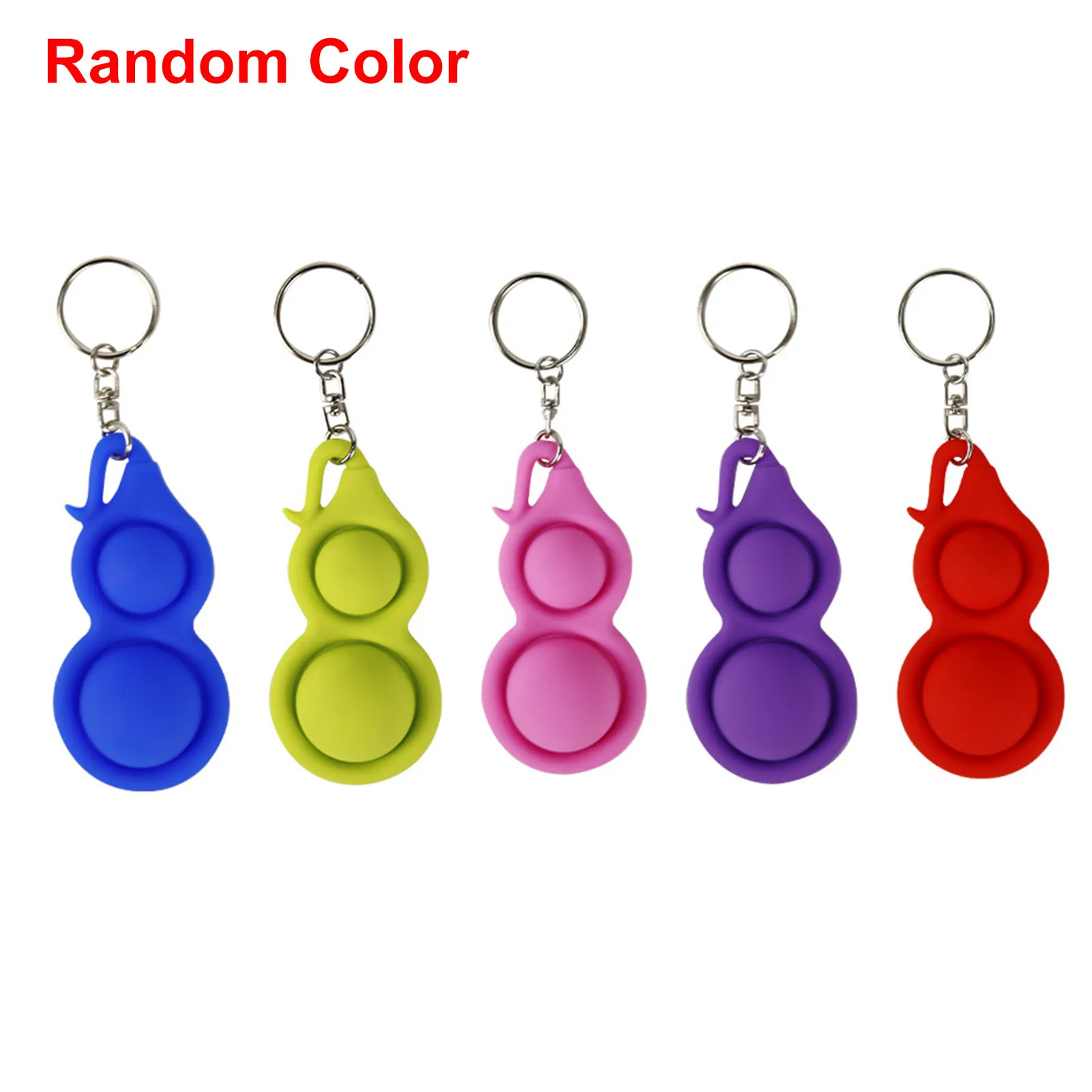 

Fidget Simple Dimple Toy Stress Relief Hand Keychain Bag Pendant