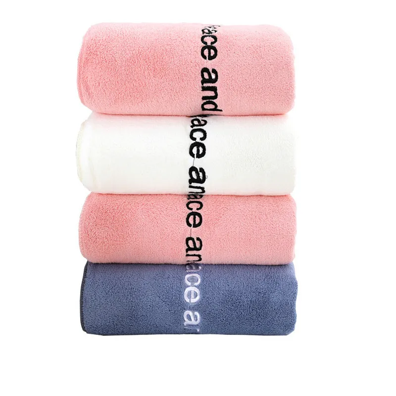 

70X140 банное полотенце из микрофибры, супервпитывающее большое полотенце, полотенце для лица/банное полотенце, толстое мягкое полотенце для ...