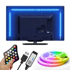 Светодиодная лента, водонепроницаемая, 1-5 м, 5050 RGB, Bluetooth, 5 В