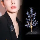 Большая брошь в форме цветка с кристаллами, булавки и броши в форме винограда, свадебное Ювелирное Украшение, бижутерия, аксессуары для корсажа, платья, пальто