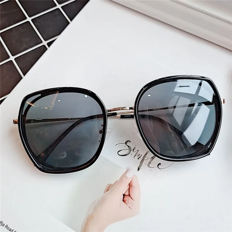 2020 Women's Glasses Korean Version of The Sunglasses Retro Vintage Round Face Thin Sunshade Driving Sun Eyeglasses UV | Аксессуары