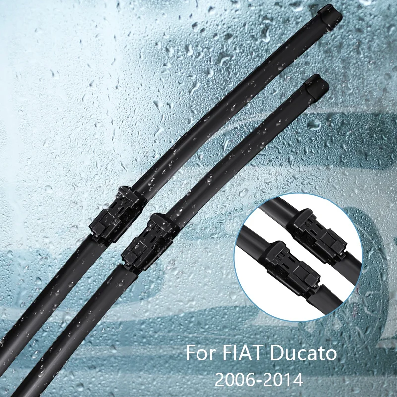 

Wipers Blade For FIAT Ducato 2006 2007 2008 2009 2010 2011 2012 2013 2014 Car Accessories For Auto Rubber Windscreen Wiper