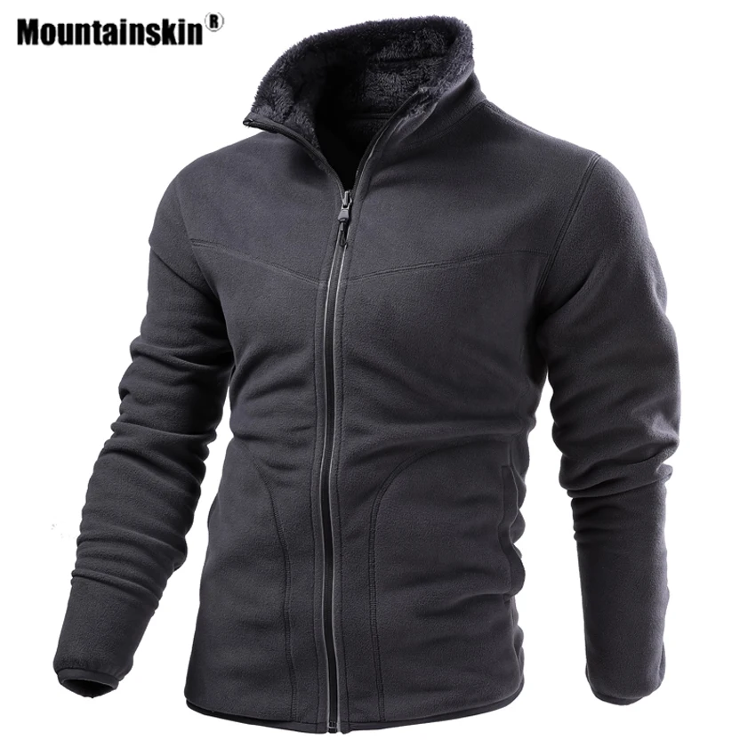 Куртка Mountainskin Мужская/Женская флисовая уличная спортивная термальная ветровка