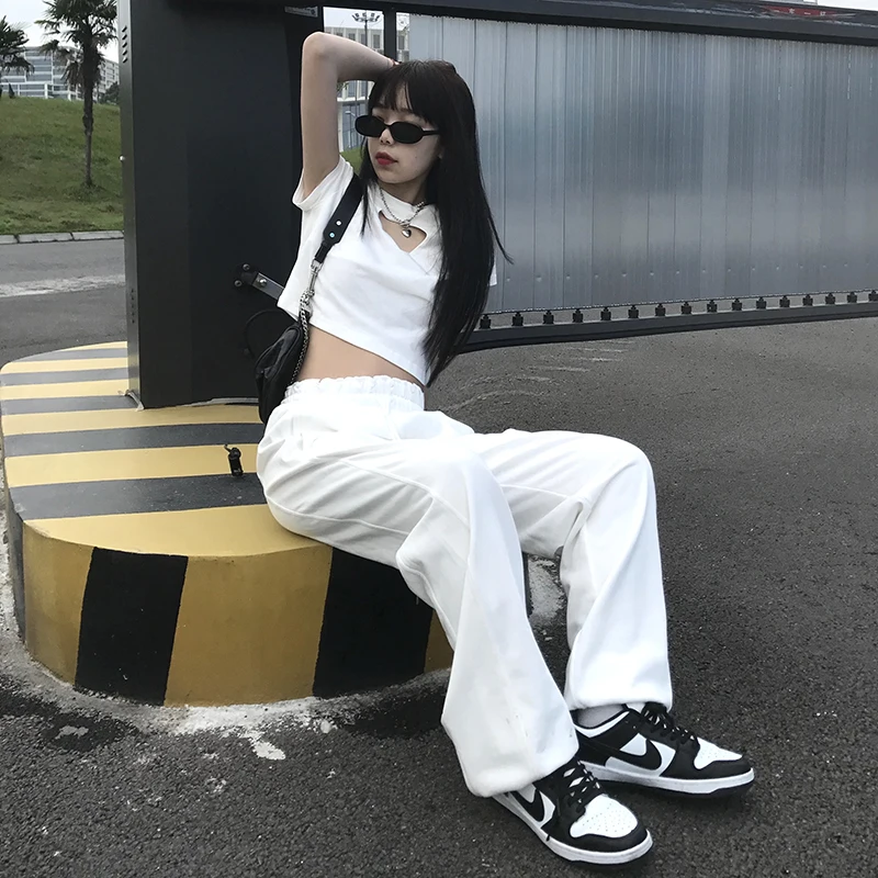 Летние Новые короткие однотонные Ажурные топы с круглым вырезом и сердечками|female